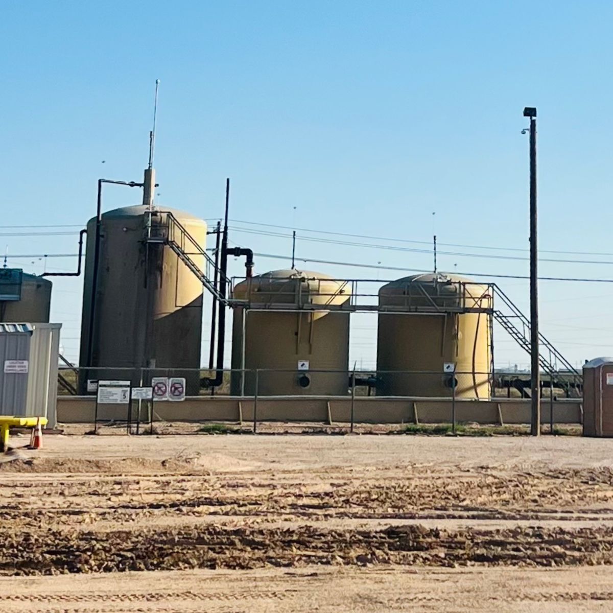 Entrance to Penrose SWD as seen on arrival